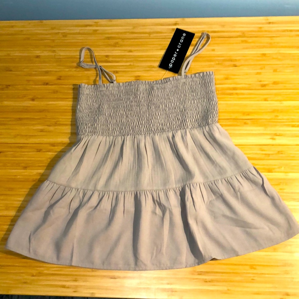 Size small paper crane top NWT